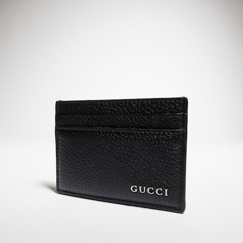 Card case with Gucci logo