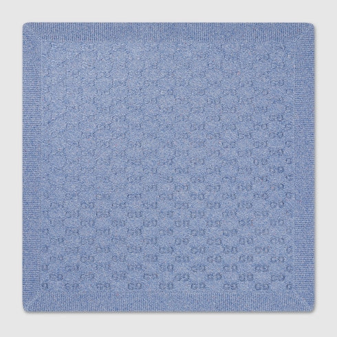 Baby GG cotton jacquard blanket