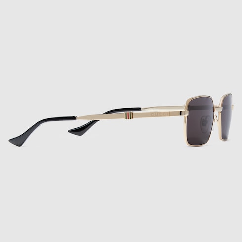 Rectangular-frame sunglasses