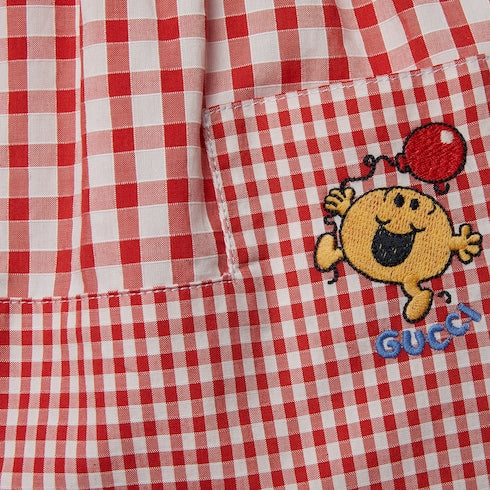 Baby gingham cotton dress