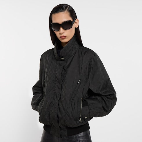 GG nylon zip jacket