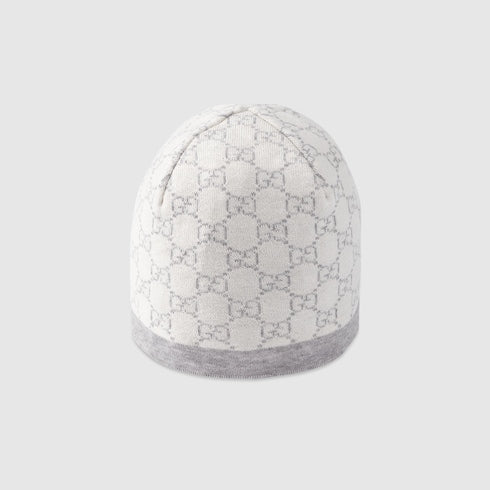 Baby GG pattern wool hat