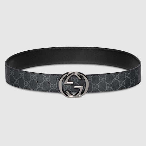 Reversible belt with Interlocking G buckle