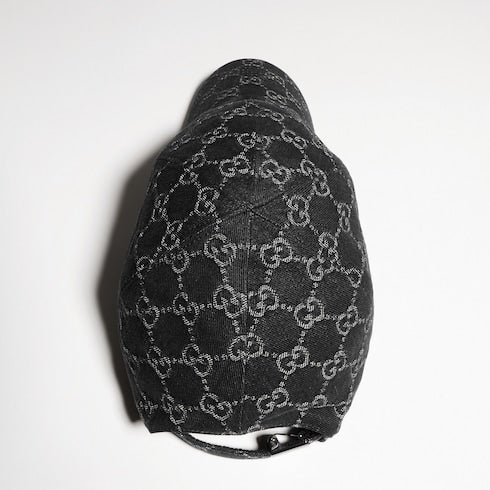 GG cotton denim baseball hat