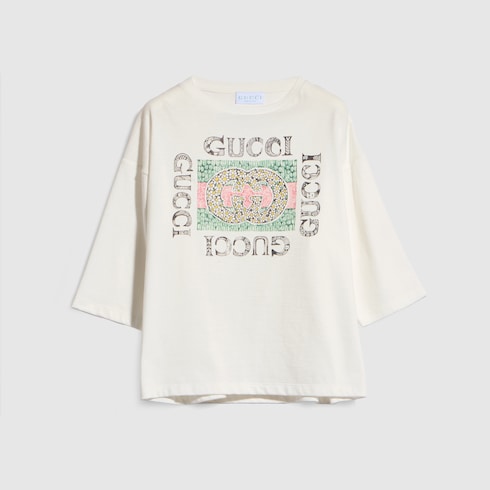 Children's cotton T-shirt with print