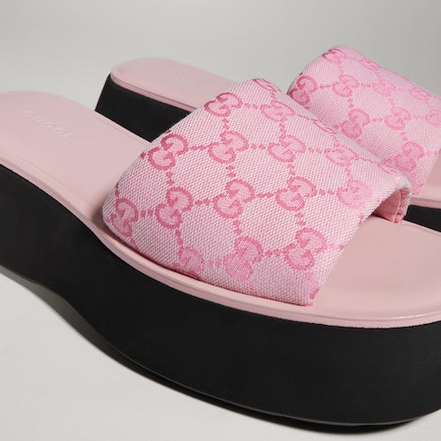 Women's flatform slide sandal