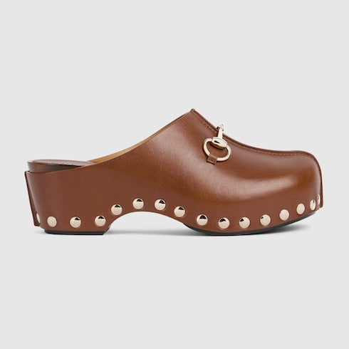 Women's platform clog with Horsebit