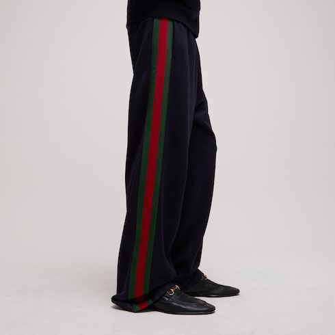 Silk cotton sportswear pants with Web