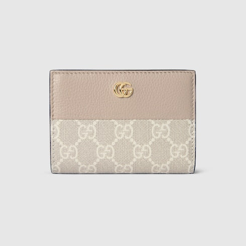Bi-color GG Marmont small wallet
