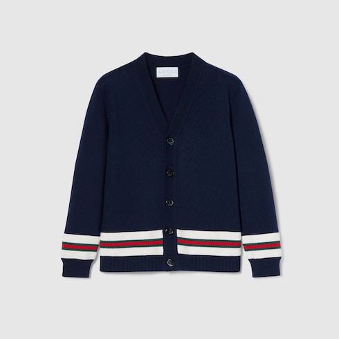 Children's cotton cardigan with Web