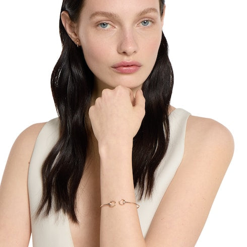 Gucci Horsebit 18k diamond bangle bracelet