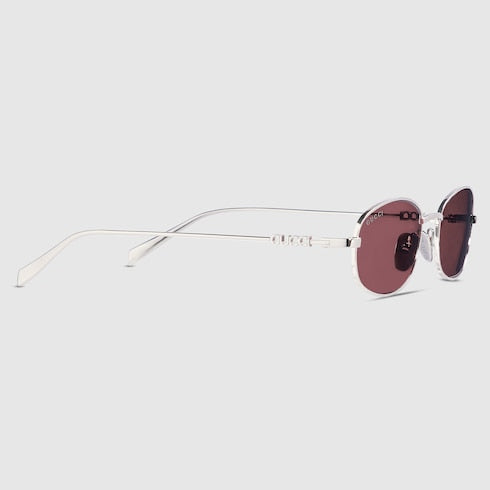 Oval frame sunglasses