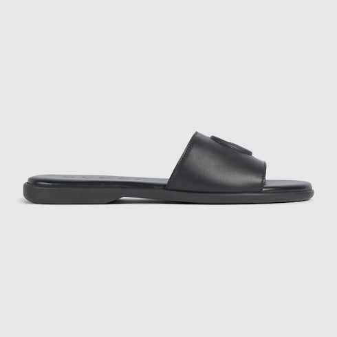 Women's slide sandal with Double G