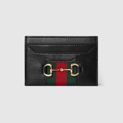 Gucci Horsebit Web card case