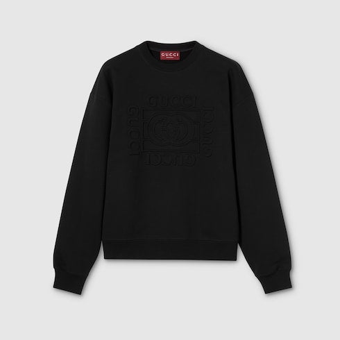 Brushed cotton jersey sweatshirt