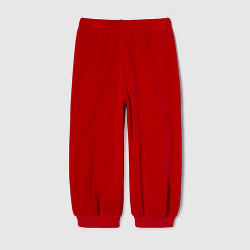 Children's chenille jogging pants