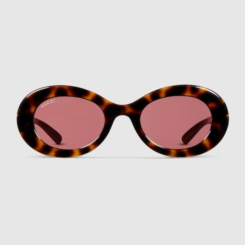 Oval frame sunglasses