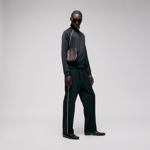 GG nylon and jersey pant