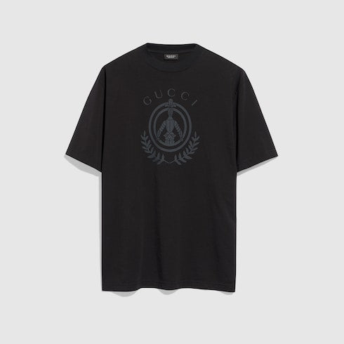 Cotton jersey T-shirt with print