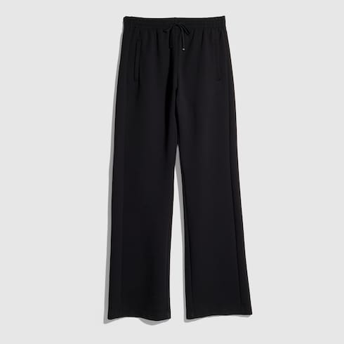 Stretch cotton jersey sportswear pants