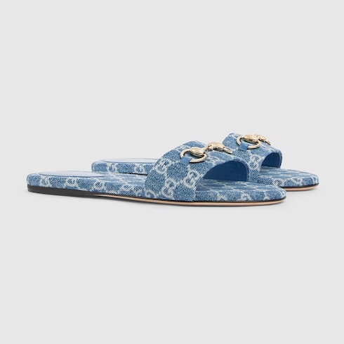 Women's slide sandal with Horsebit