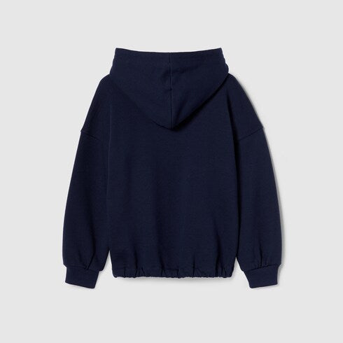 Children's cotton hooded sweatshirt