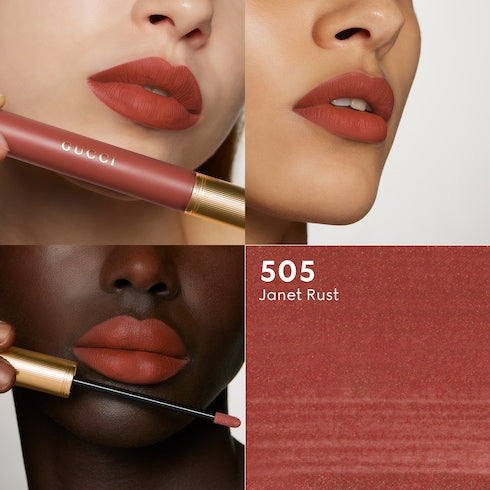 124 Emilie Brown, Rouge à Lèvres Liquide Mat Lipstick