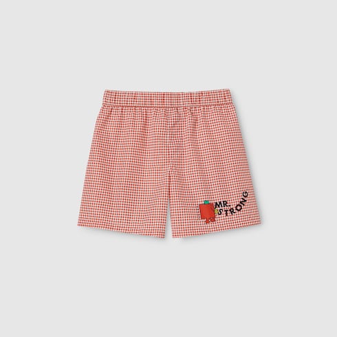 Children's printed nylon swim shorts
