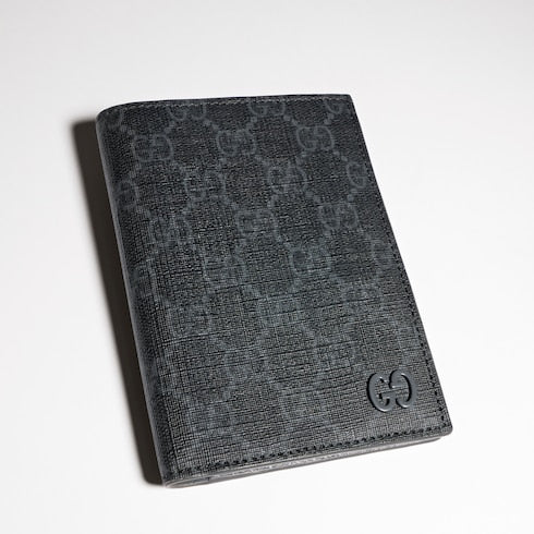 Grey interior GG passport case