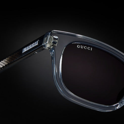 Rectangular-frame sunglasses