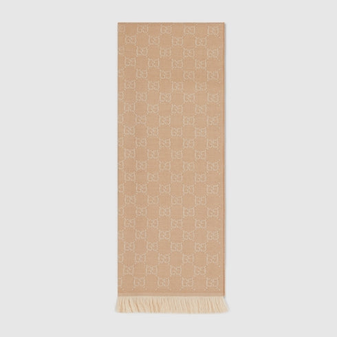 GG wool scarf