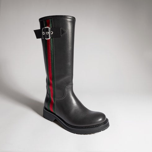 Women's biker boot with Web