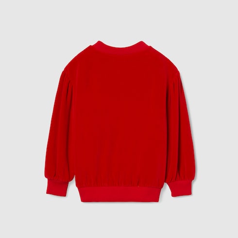 Children's chenille sweatshirt