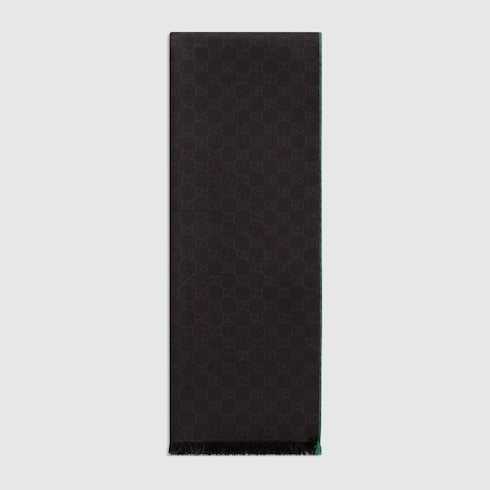 GG wool silk jacquard stole