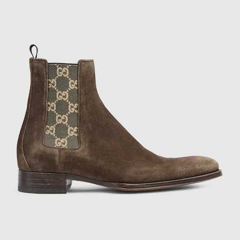 Men's worn-out effect ankle boot