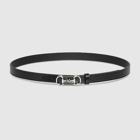 Thin belt with Horsebit buckle