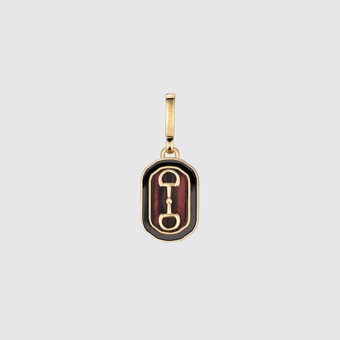 Horsebit motif charm