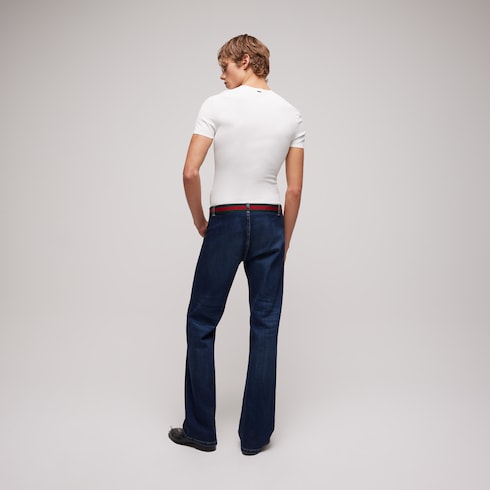 Technical knit fabric T-shirt