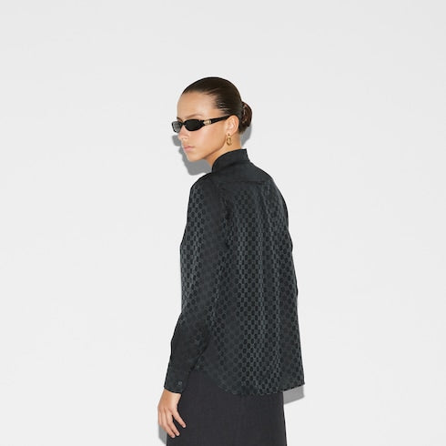 GG crêpe silk shirt