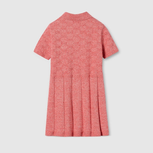 Children's GG cotton polo dress