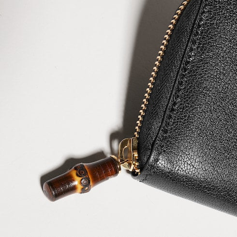 Zip around wallet with bamboo