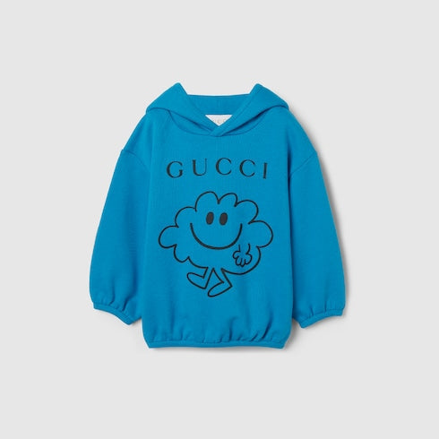 Baby cotton sweatshirt with print