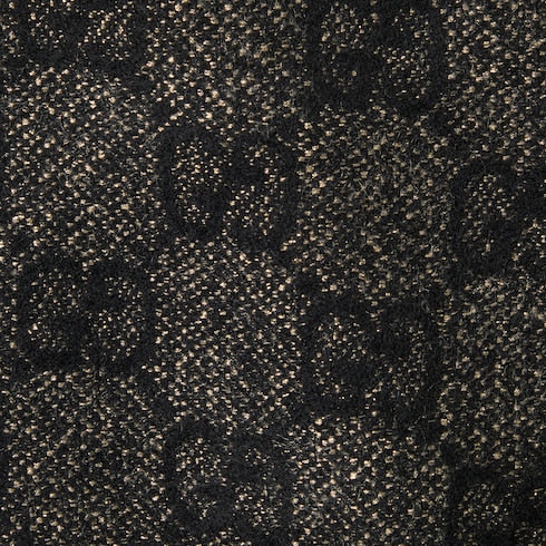 GG cashmere lamé cape