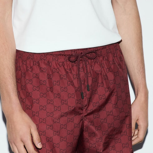 GG print nylon swim short