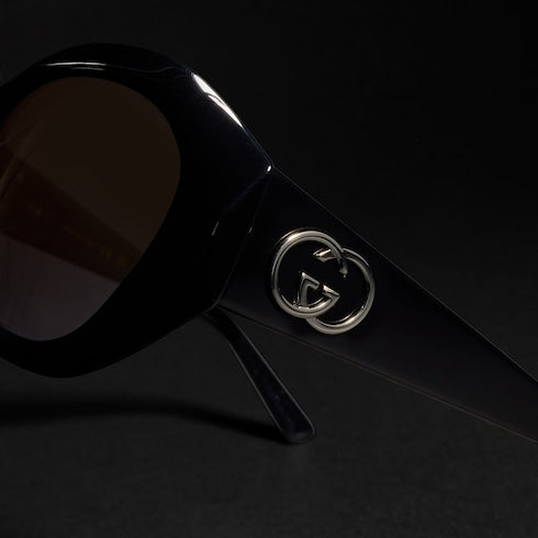 Geometric-frame sunglasses