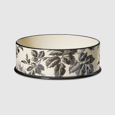 Large Herbarium print pet bowl