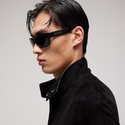 Rectangular-frame sunglasses