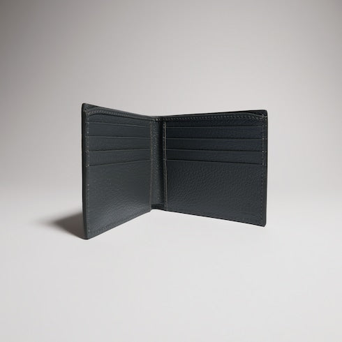 Grey interior GG bi-fold wallet