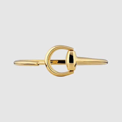 Gucci Horsebit 18k bangle bracelet