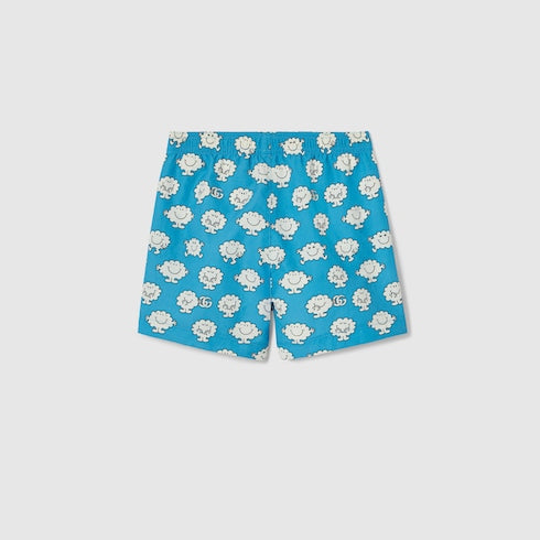 Baby nylon froissè swim shorts